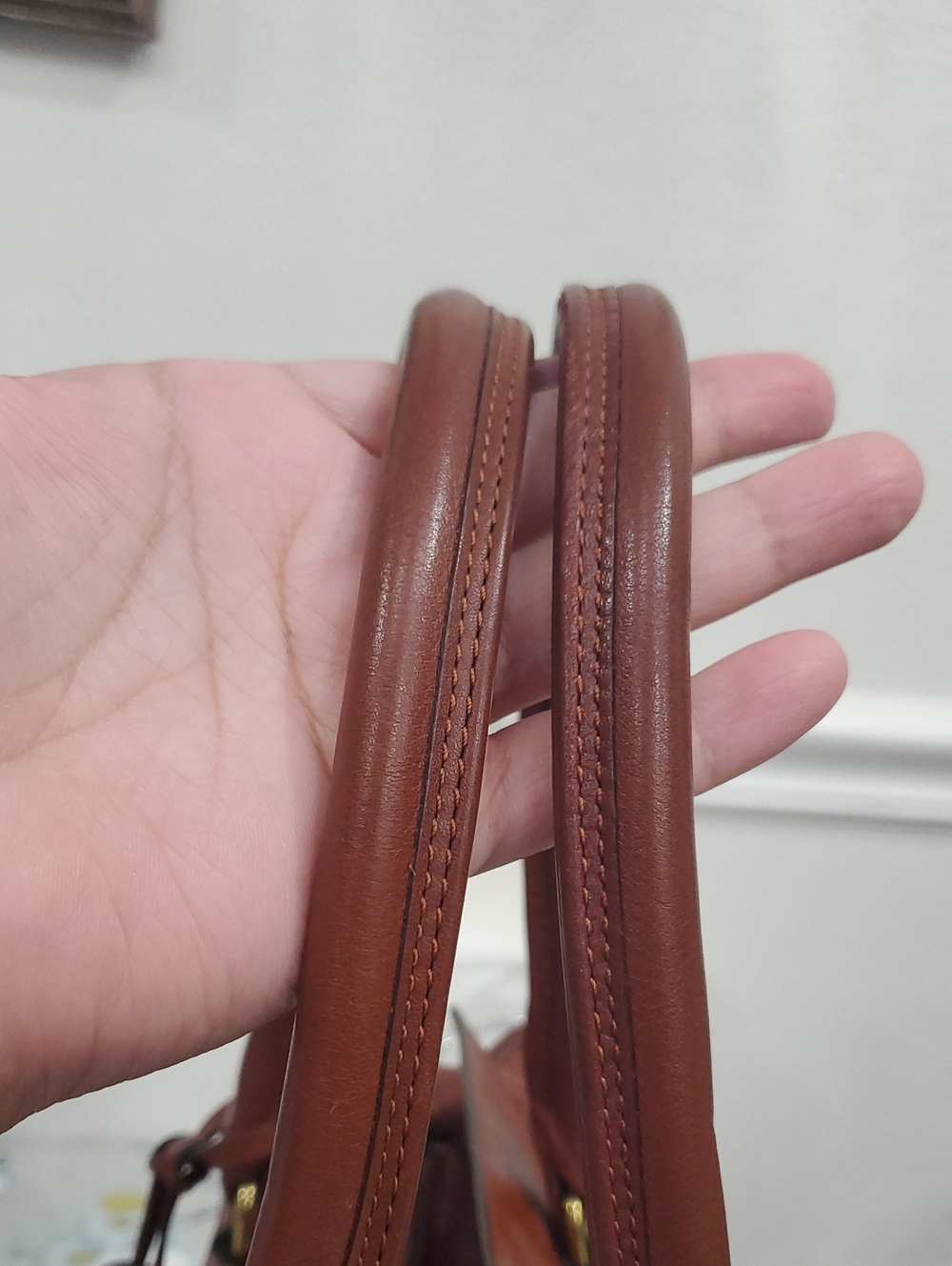 Coach Legacy Candace Large Brown Leather Carryall Handbag🤎💛 - Picture 9 of 16